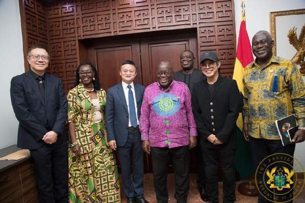Ban Ki-Moon, Jack Ma, Jet Li visit Akufo-Addo