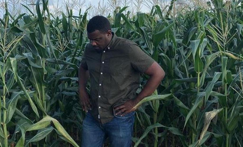 John Dumelo goes back to farming after losing
