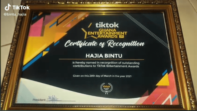 Hajia Bintu award