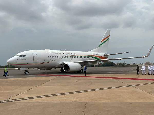 President of Niger's jet