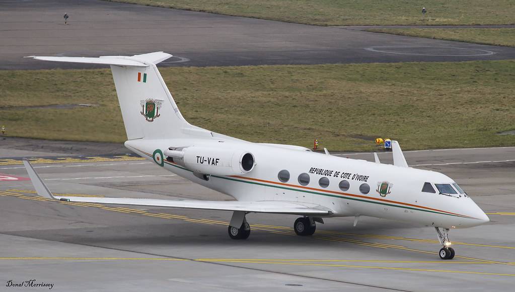 President of Cote D’Ivoire's jet