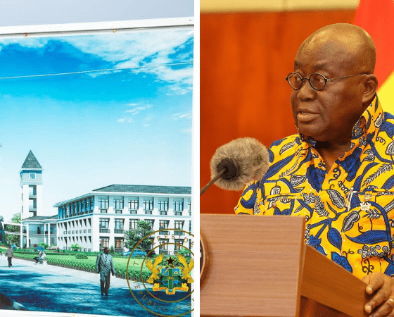 Akufo-Addo cuts sod for $60 million Phase 2 expansion project at UHAS