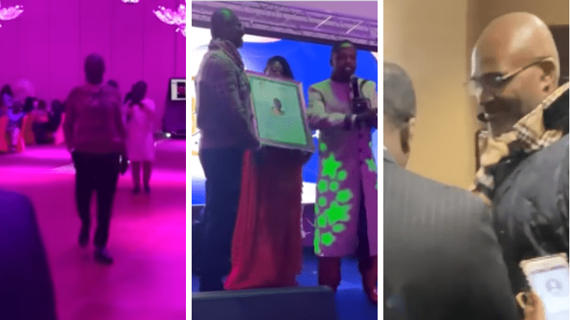 Kennedy Agyapong walks boldly to take his 3G award in the US