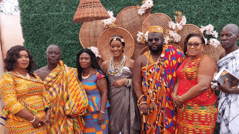Mavis Hawa Koomson's Son ties the knot in a colourful ceremony in Accra