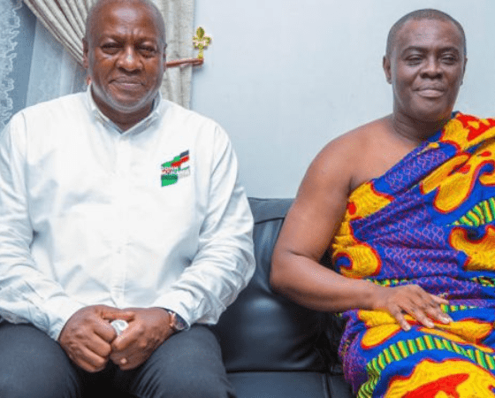 Dormaahene finally reveals his political party