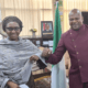 Nigeria Finance Minister Dr Zainab Shamsuna Ahmed and Shelter Afrique MD Andrew Chimphondah