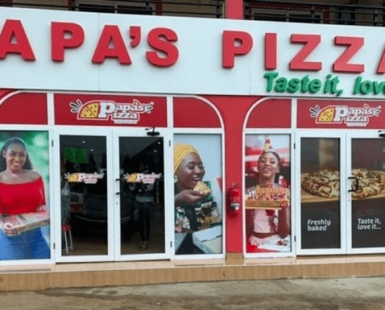 Papa's Pizza branches and contact details in Ghana