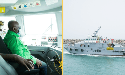 Akufo-Addo delivers 4 modern naval ships to the Ghana Navy