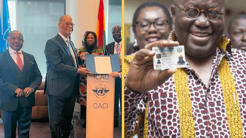 We haven't certified Ghana Card for International travels