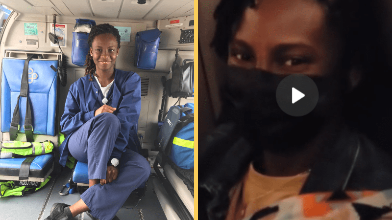 Ghanaian nurse who helped deliver a baby on a plane