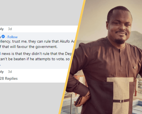 The Deputy Speaker can be beaten if he attempts to vote