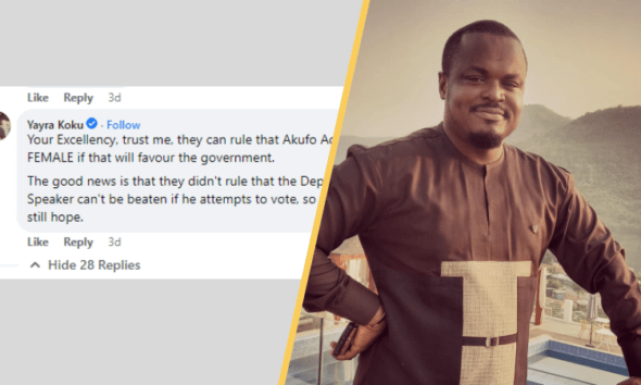 The Deputy Speaker can be beaten if he attempts to vote