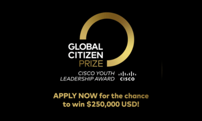 Global Citizen Prize Cisco Youth Leadership Award