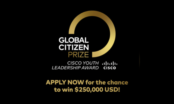 Global Citizen Prize Cisco Youth Leadership Award