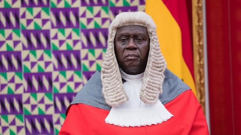 Justice Anin Yeboah retires