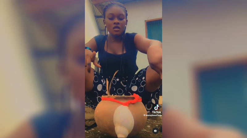 Young Ghanaian lady curses boyfriend