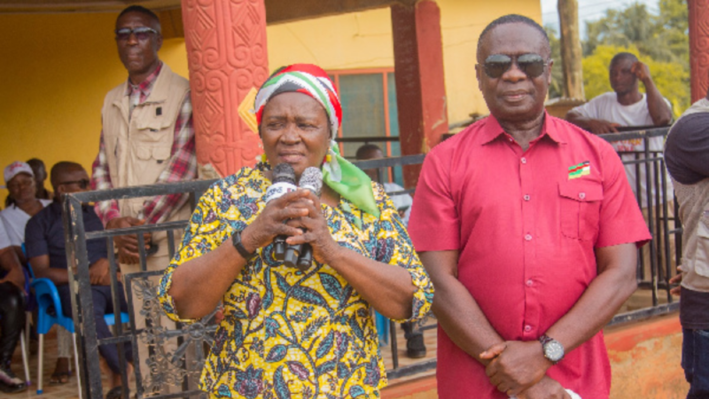 Assin North by-election = Prof. Naana Opoku-Agyemang rallies support for Gyakye Quayson - Accra Mail accramail.com