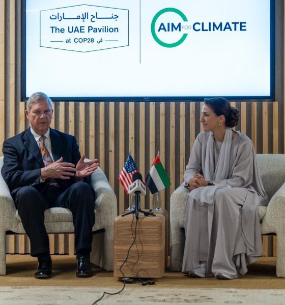 Photo of Secretary Tom Vilsack and HE Mariam Almheiri