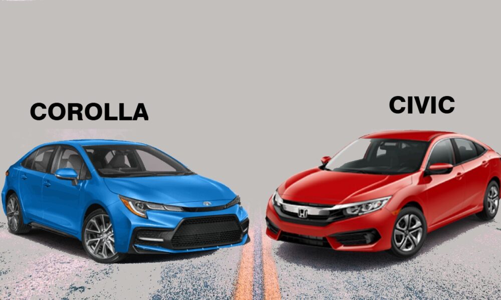 Honda Civic and Toyota Corolla