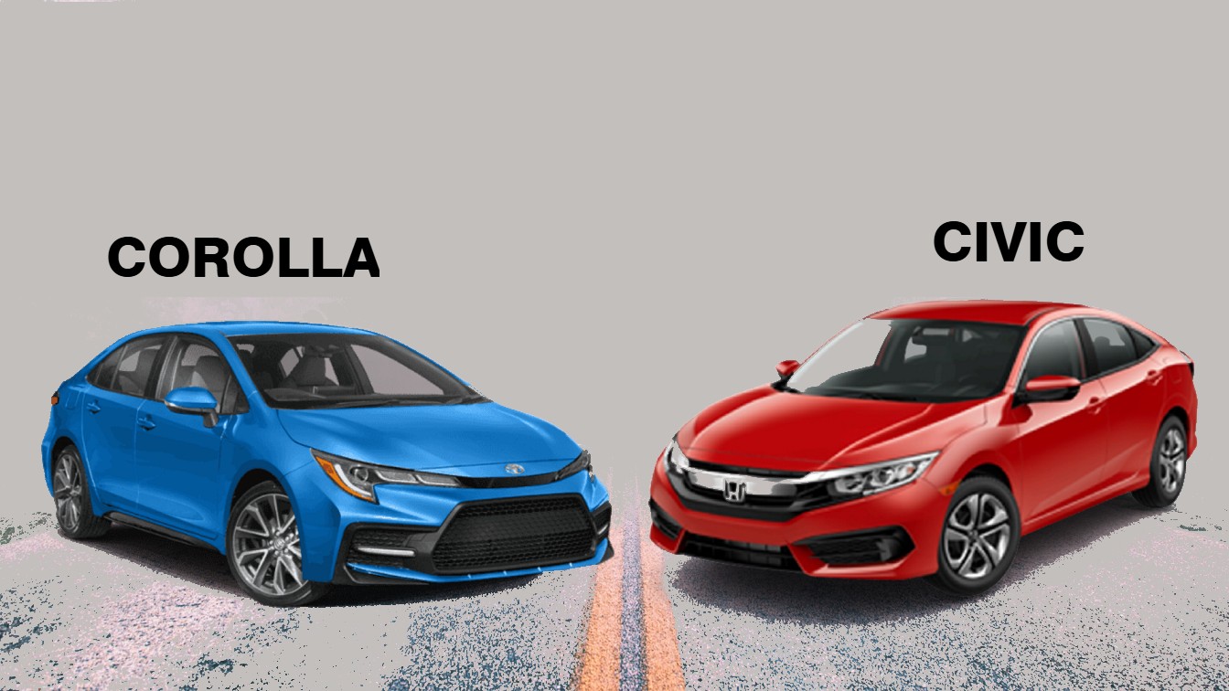 Honda Civic and Toyota Corolla