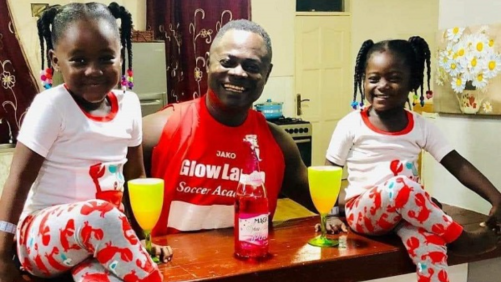 Odartey Lamptey Flaunts His Biological Children