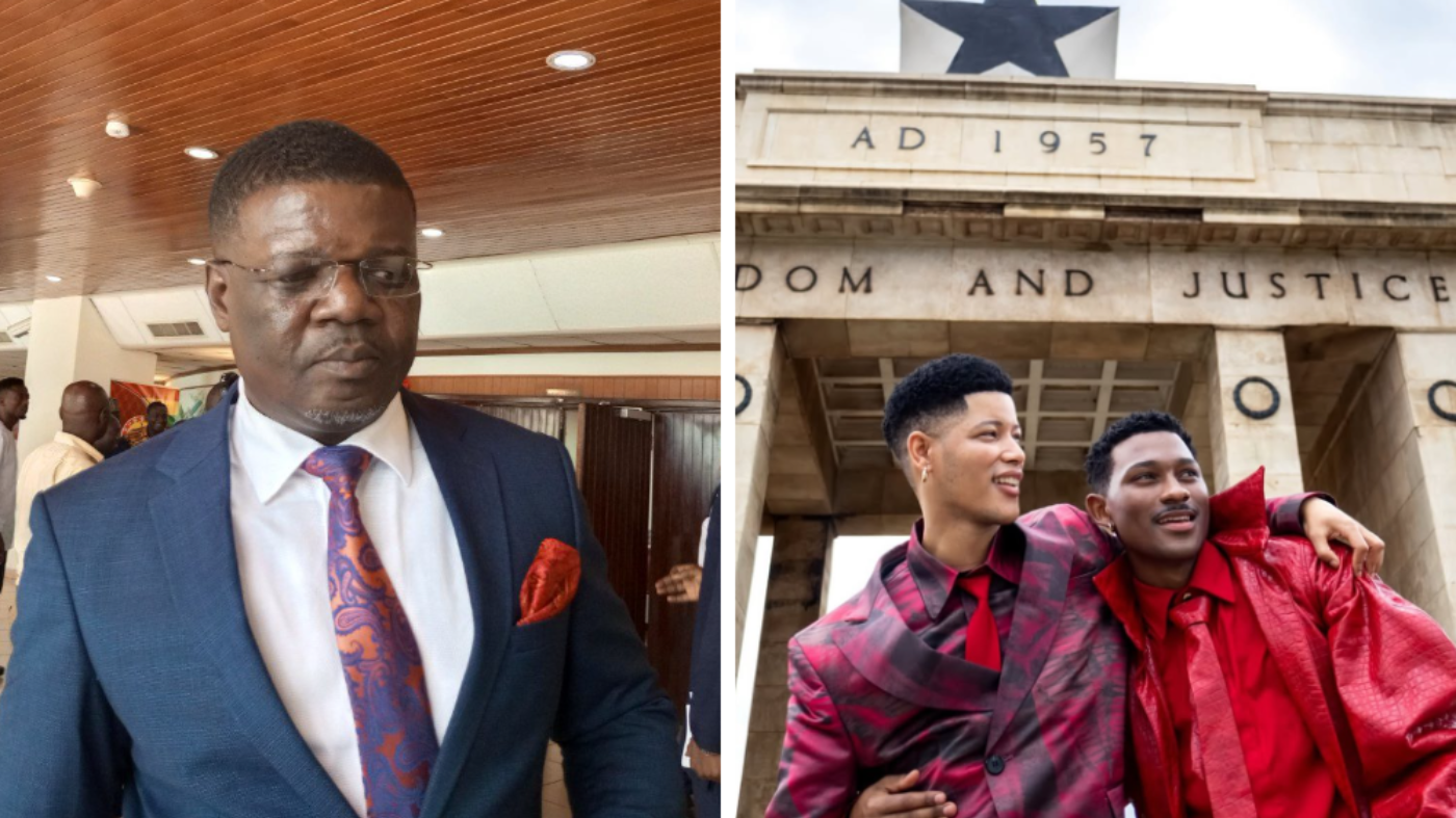 Viral Images of Gay Couple Kissing at Independence Square