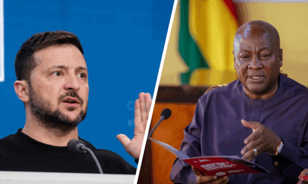 President Zelensky Holds Talks with Ghana’s President Mahama