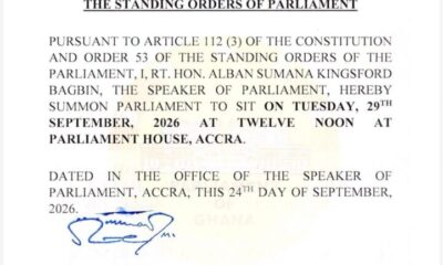 Speaker of Parliament Alban Sumana Kingsford Bagbin