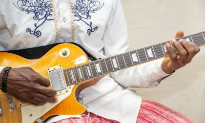 Nigerian musician at a public event