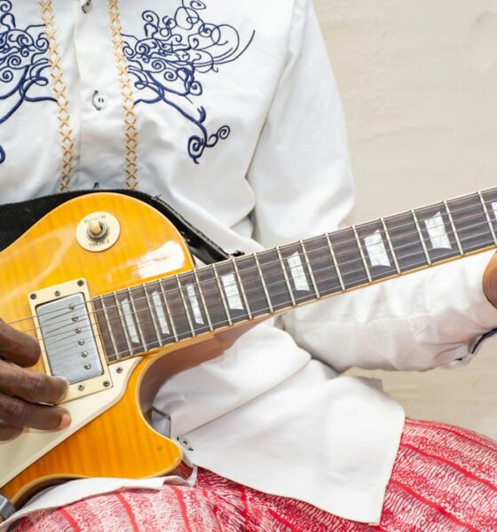 Nigerian musician at a public event