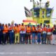 GNPC and TOR officials inspecting Sankofa crude shipment
