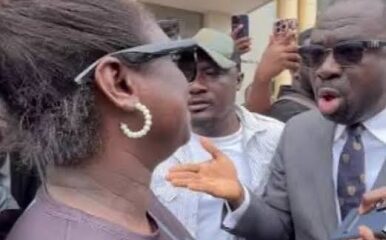 Lawyer Nana Agyei Baffour Awuah at court premises