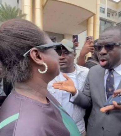 Lawyer Nana Agyei Baffour Awuah at court premises