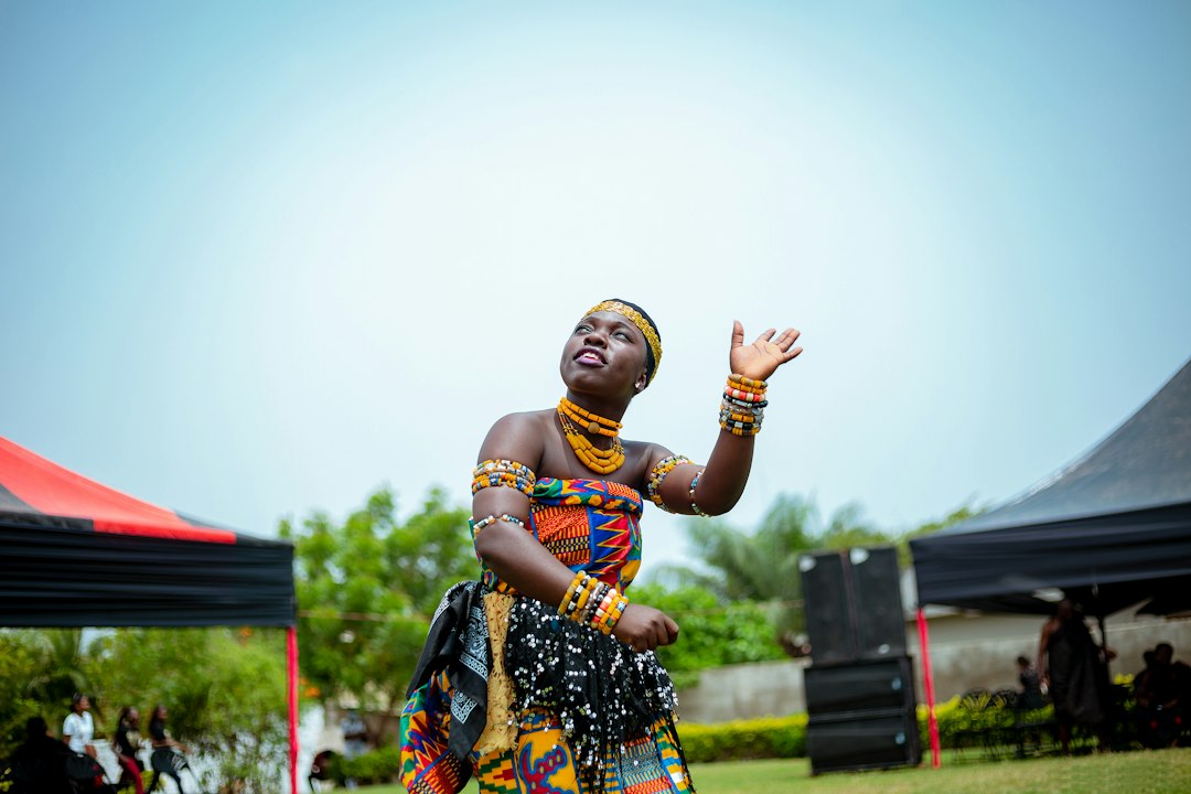 Ghanaian lifestyle image illustrating Gisela Amponsah's Spotify Surround Sound appearance
