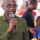 Johnson Asiedu Nketia speaking at the fourth Bono Regional GJA Awards in Sunyani