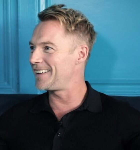 Ronan Keating promoting his solo world tour