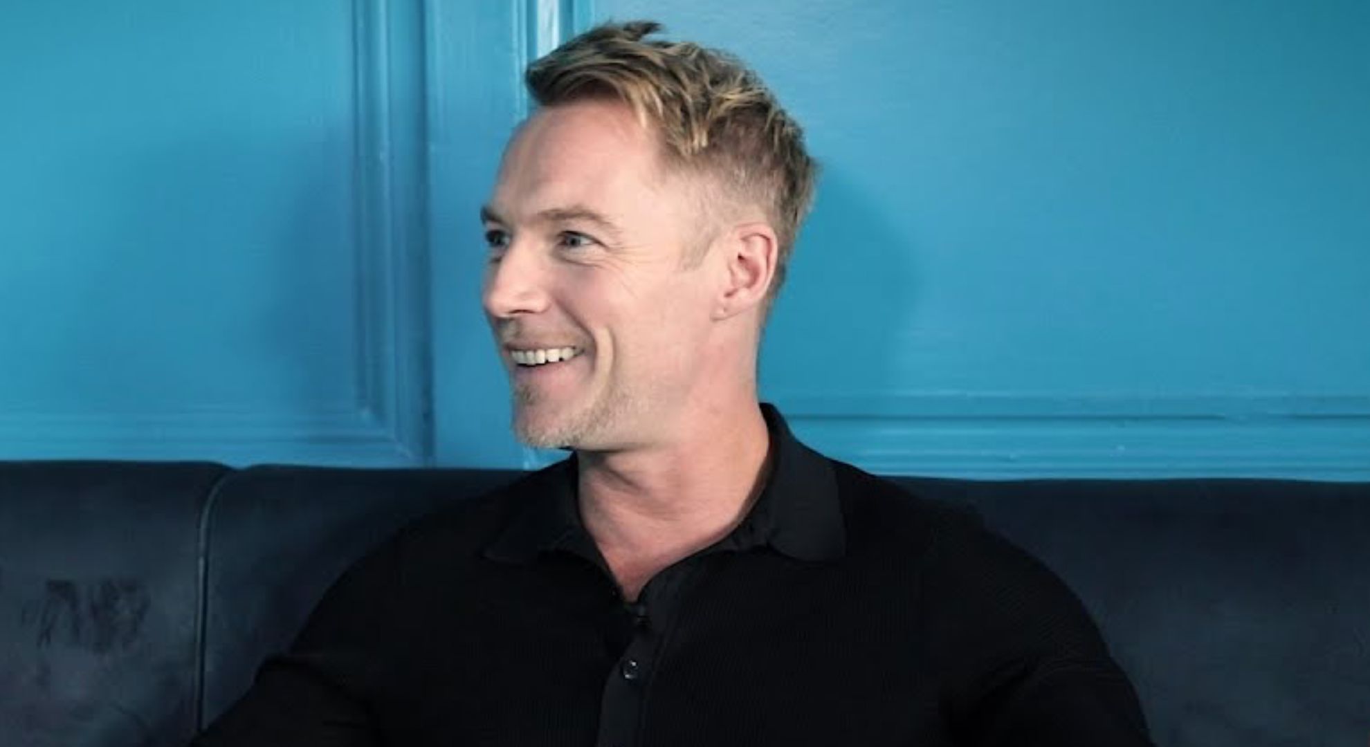 Ronan Keating promoting his solo world tour