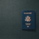 Passport for US student visa illustration